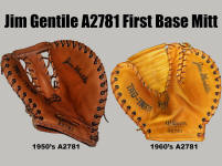 Wilson 2781 Jim Gentile First Base Mitt