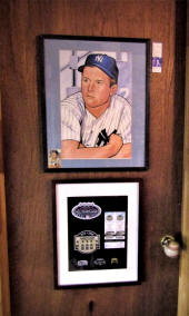 Mickey Mantle Artwork Collecting dislay