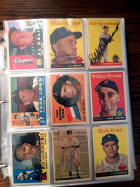 Signed baseball cards